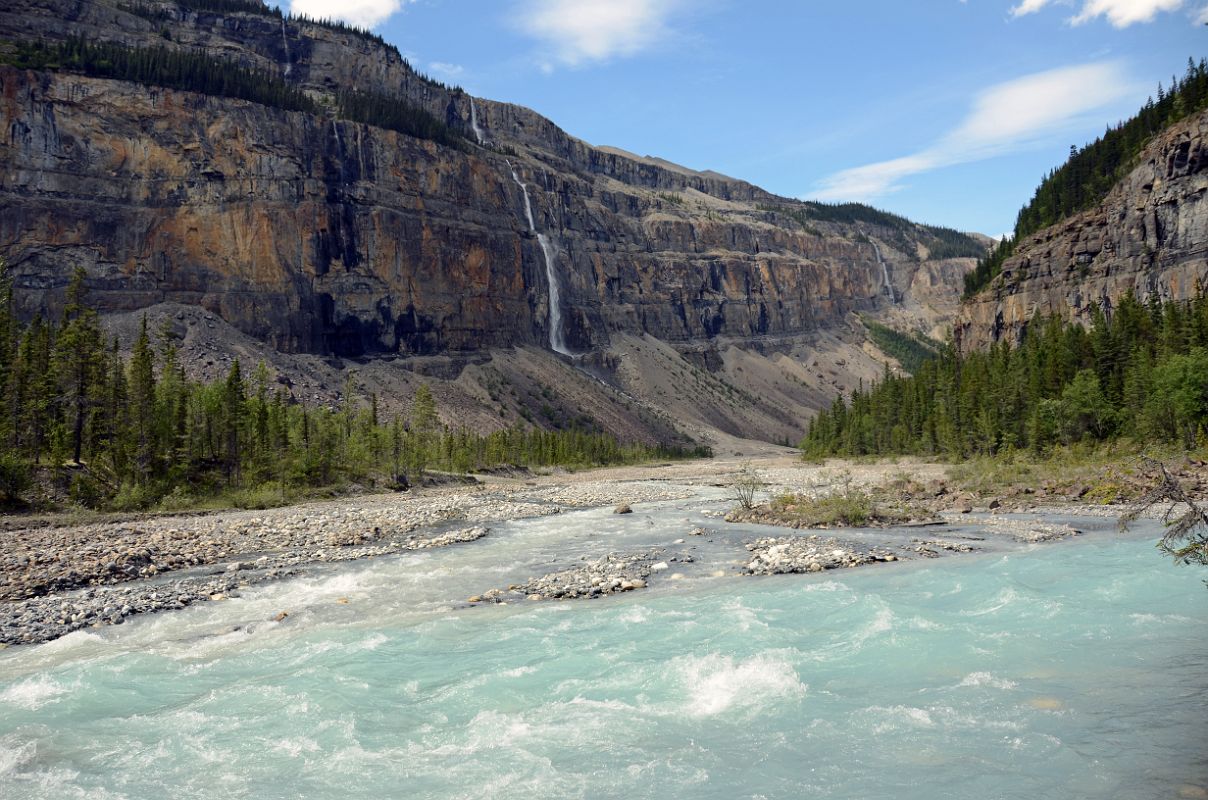 13 Valley Of A Thousand Falls From Berg Lake Trail Between White Falls And Whitehorn Camp